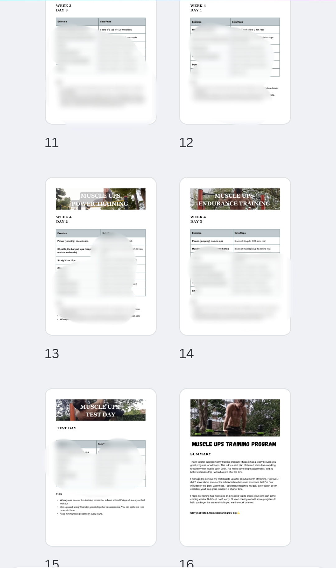 Set of 4 programmes - from beginner to intermediate in 5 months
