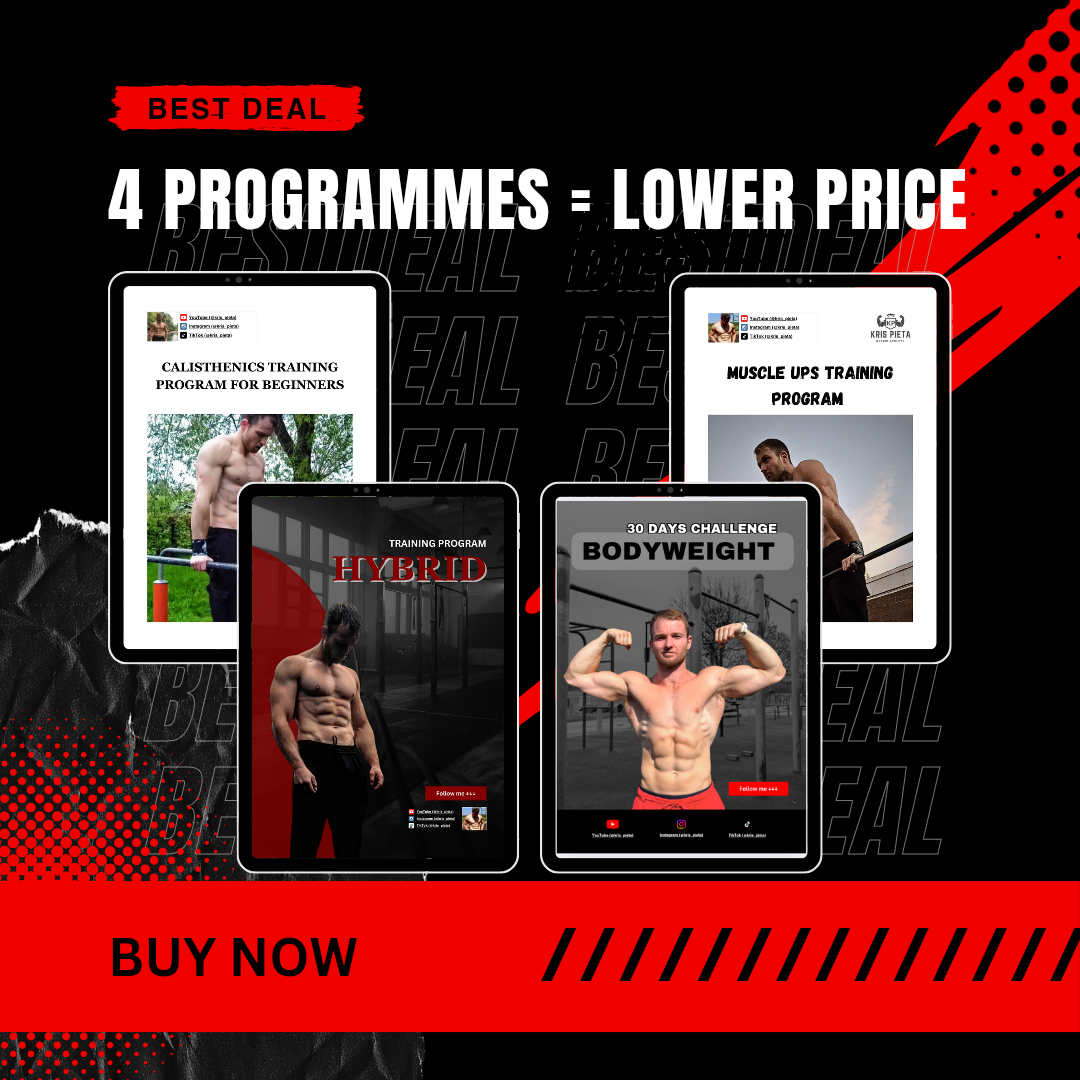Set of 4 programmes - from beginner to intermediate in 5 months